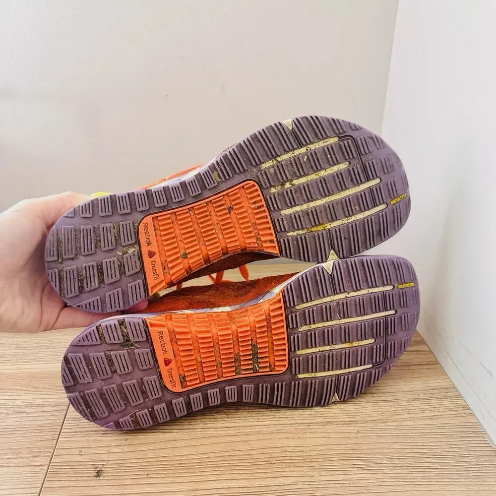 Reebok CrossFit Nano 5.0 training shoes orange And Purple Mens Size 6.5